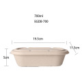 Hot sales  biodregrable lunch tray 500ml 700ml 800ml 1000ml